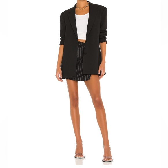 Superdown Stephanie Pinstripe Skirt - Picture 4 of 5